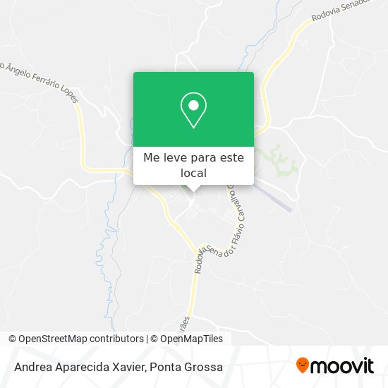 Andrea Aparecida Xavier mapa