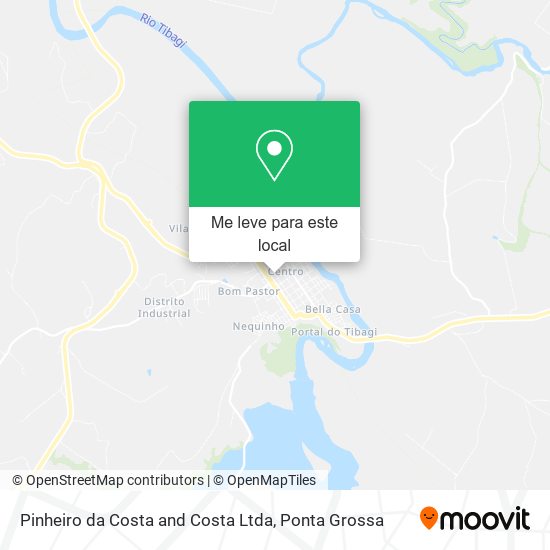 Pinheiro da Costa and Costa Ltda mapa