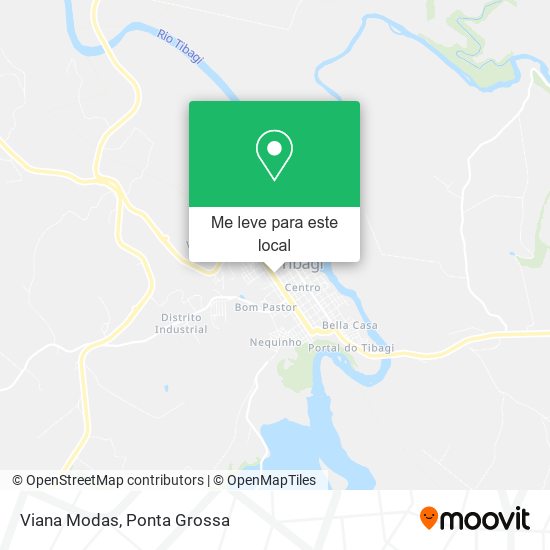 Viana Modas mapa