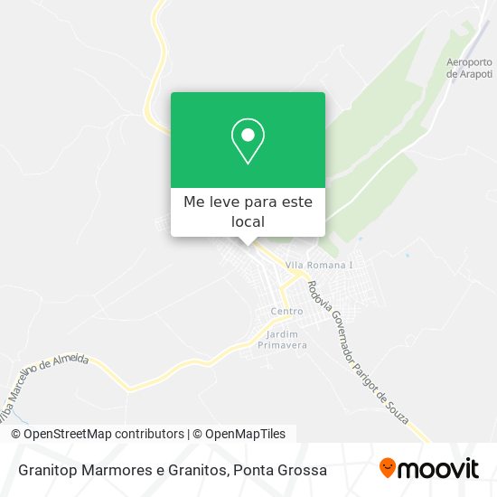 Granitop Marmores e Granitos mapa