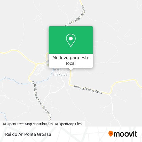 Rei do Ar mapa