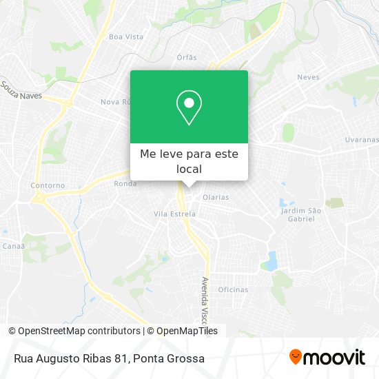 Rua Augusto Ribas 81 mapa