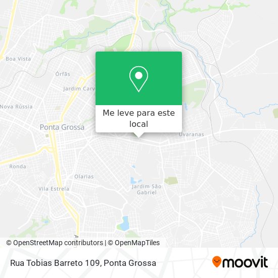 Rua Tobias Barreto 109 mapa