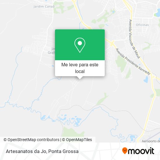 Artesanatos da Jo mapa