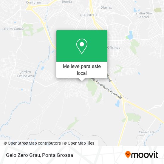 Gelo Zero Grau mapa