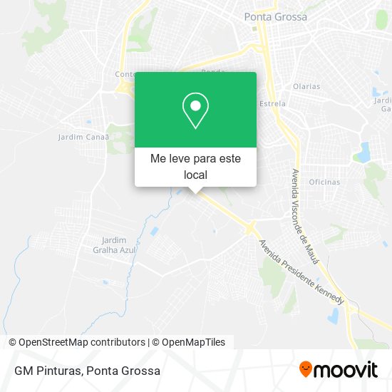 GM Pinturas mapa