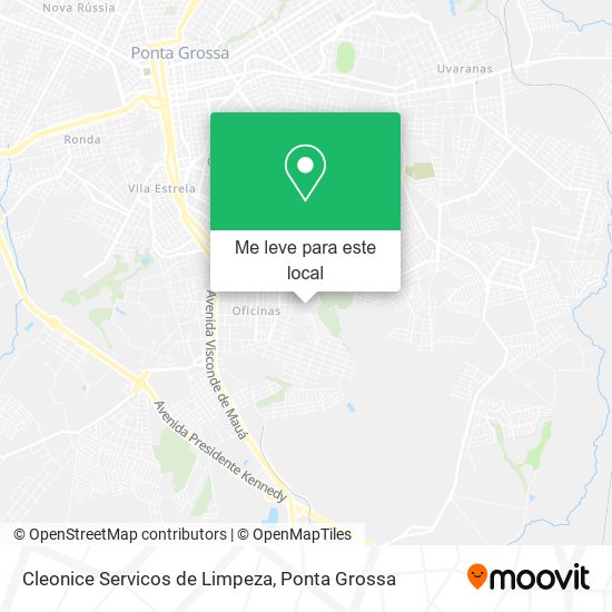 Cleonice Servicos de Limpeza mapa