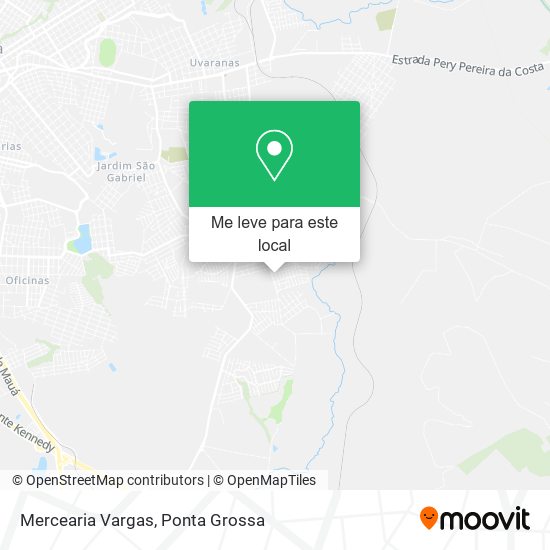 Mercearia Vargas mapa