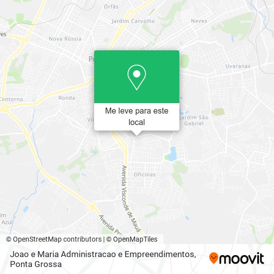 Joao e Maria Administracao e Empreendimentos mapa