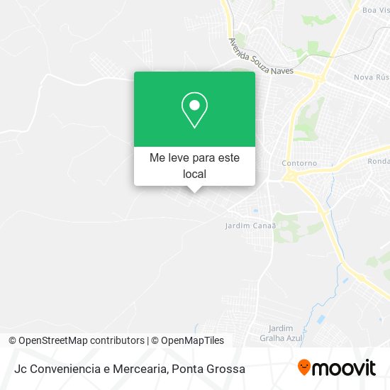 Jc Conveniencia e Mercearia mapa