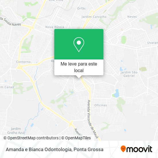 Amanda e Bianca Odontologia mapa