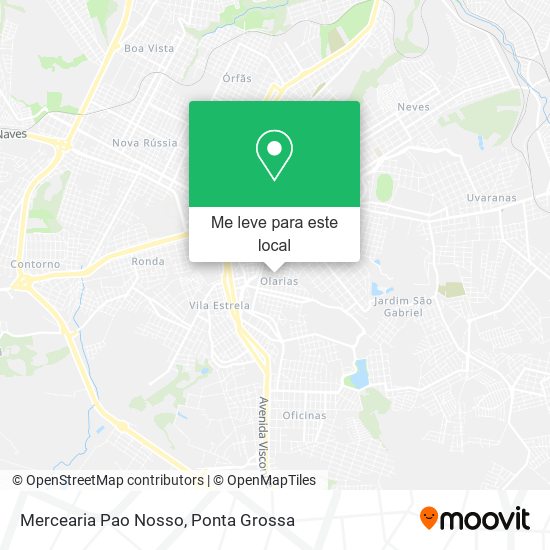 Mercearia Pao Nosso mapa