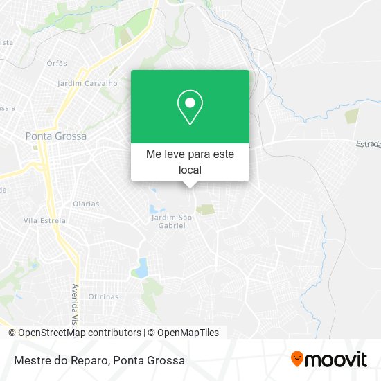 Mestre do Reparo mapa