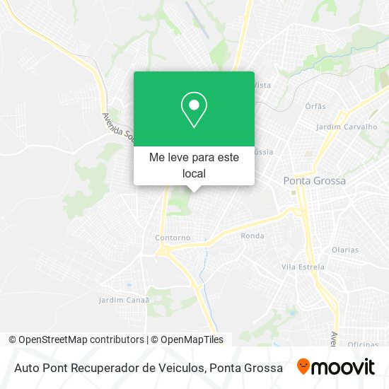 Auto Pont Recuperador de Veiculos mapa