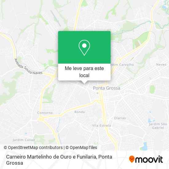 Carneiro Martelinho de Ouro e Funilaria mapa