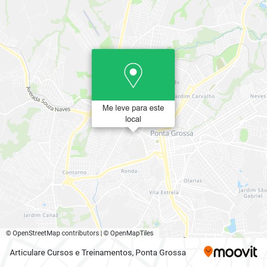 Articulare Cursos e Treinamentos mapa