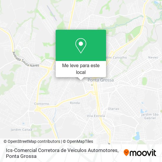 Ics-Comercial Corretora de Veiculos Automotores mapa