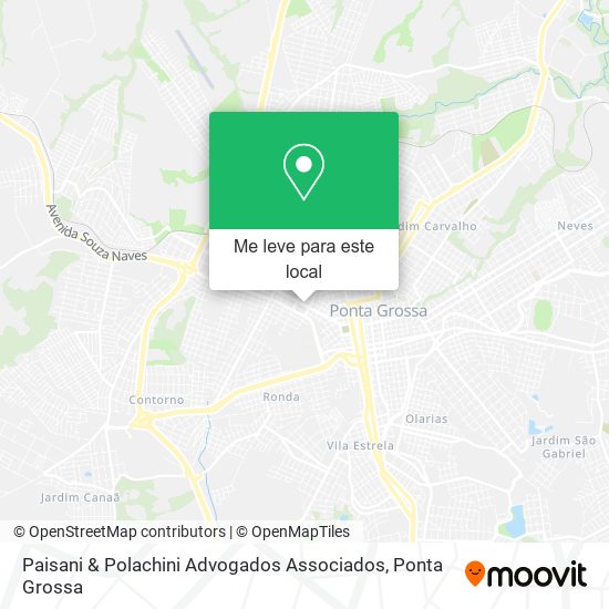 Paisani & Polachini Advogados Associados mapa