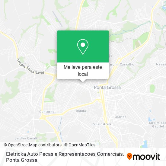 Eletricka Auto Pecas e Representacoes Comerciais mapa