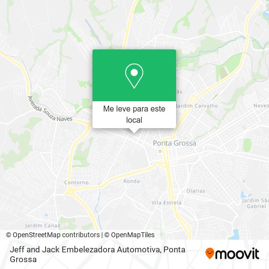 Jeff and Jack Embelezadora Automotiva mapa