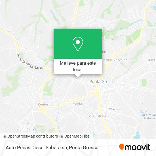 Auto Pecas Diesel Sabara sa mapa