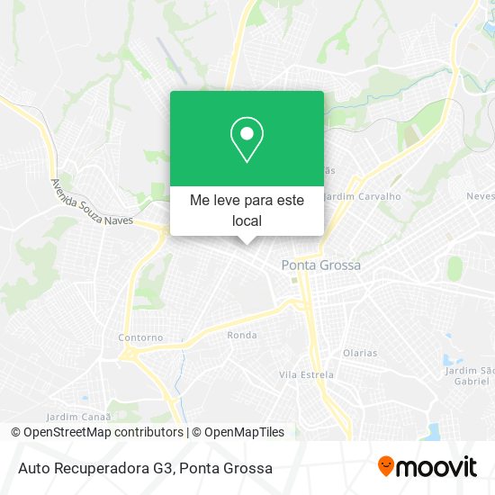 Auto Recuperadora G3 mapa