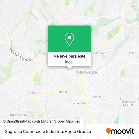 Sagro sa Comercio e Industria mapa