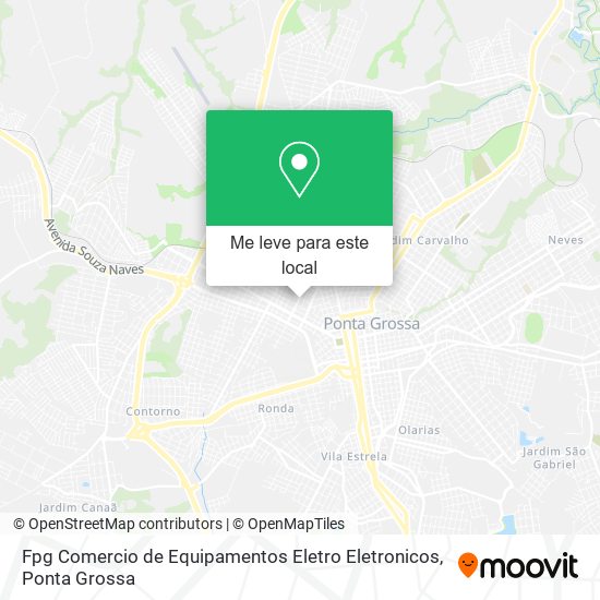 Fpg Comercio de Equipamentos Eletro Eletronicos mapa