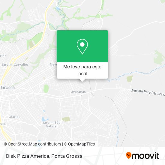 Disk Pizza America mapa