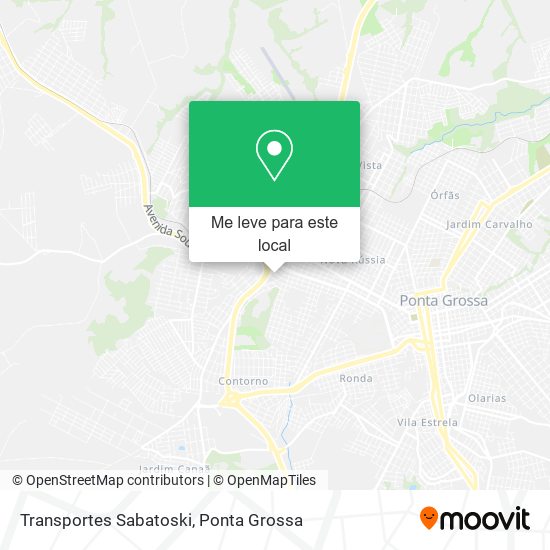 Transportes Sabatoski mapa