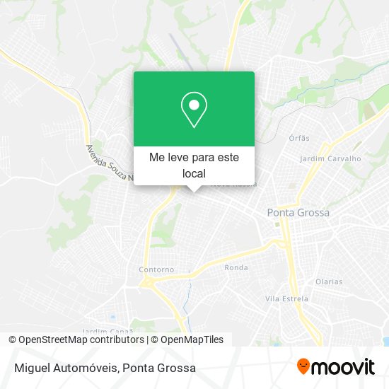 Miguel Automóveis mapa