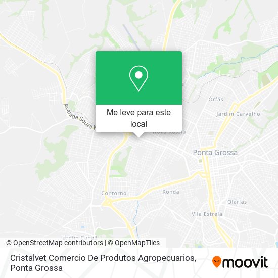 Cristalvet Comercio De Produtos Agropecuarios mapa