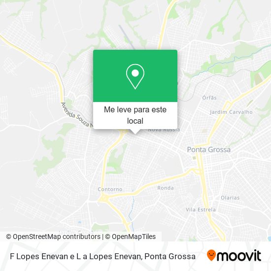 F Lopes Enevan e L a Lopes Enevan mapa