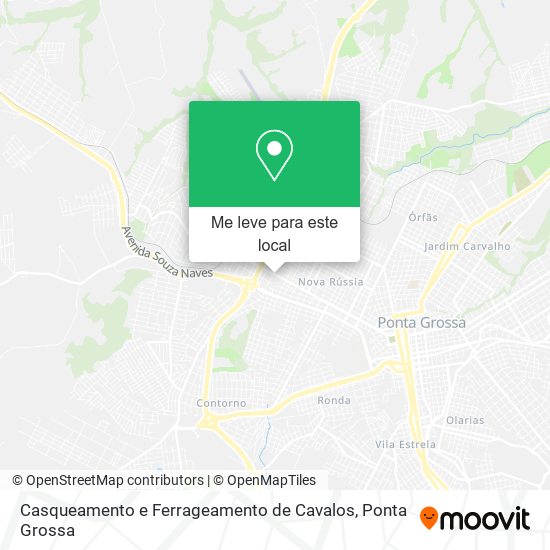 Casqueamento e Ferrageamento de Cavalos mapa