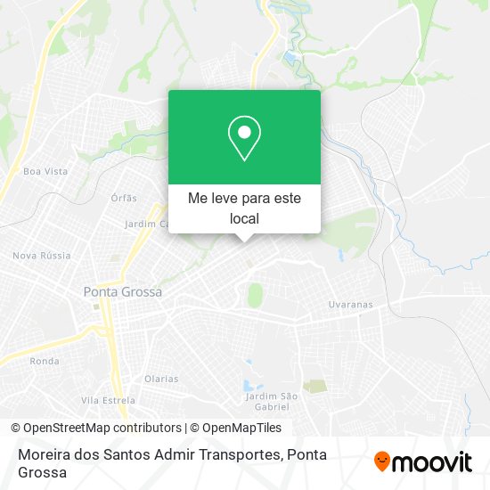 Moreira dos Santos Admir Transportes mapa