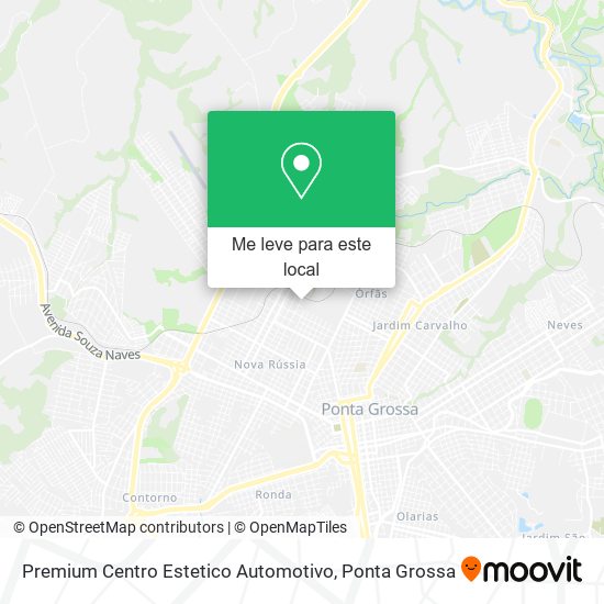 Premium Centro Estetico Automotivo mapa