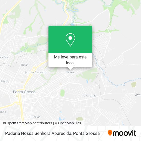 Padaria Nossa Senhora Aparecida mapa