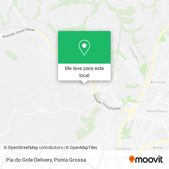 Pia do Gole Delivery mapa