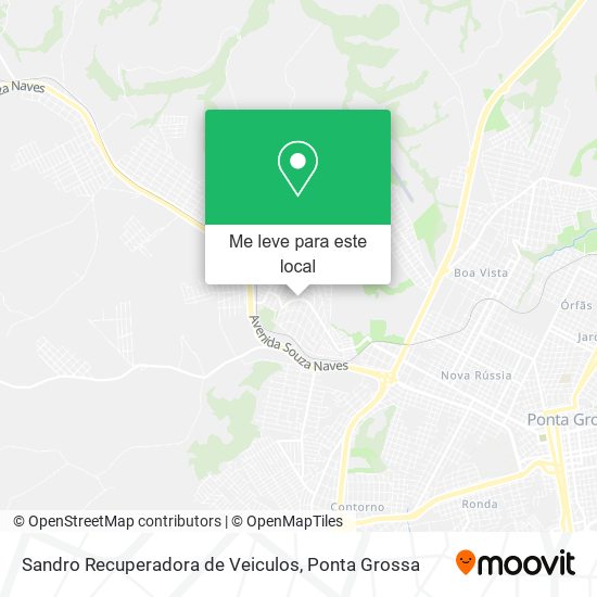 Sandro Recuperadora de Veiculos mapa