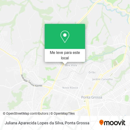 Juliana Aparecida Lopes da Silva mapa