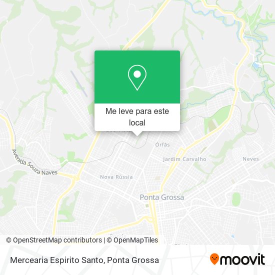 Mercearia Espirito Santo mapa