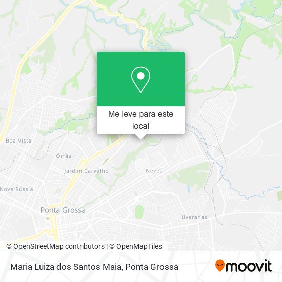 Maria Luiza dos Santos Maia mapa