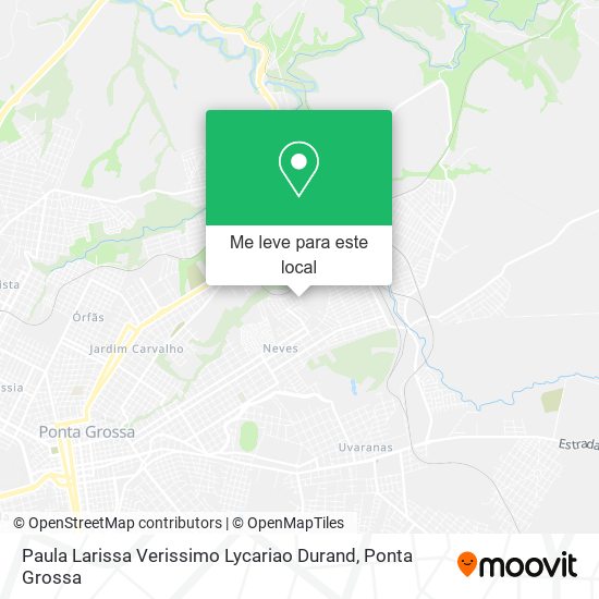 Paula Larissa Verissimo Lycariao Durand mapa