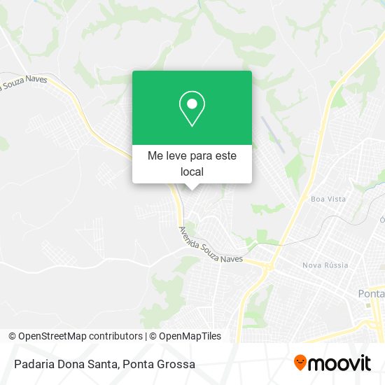 Padaria Dona Santa mapa