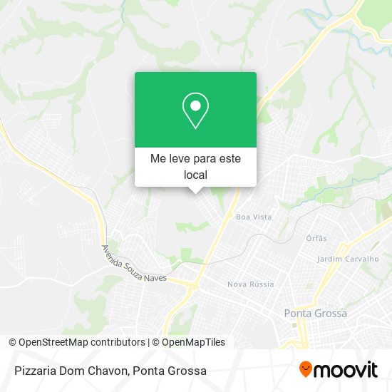 Pizzaria Dom Chavon mapa