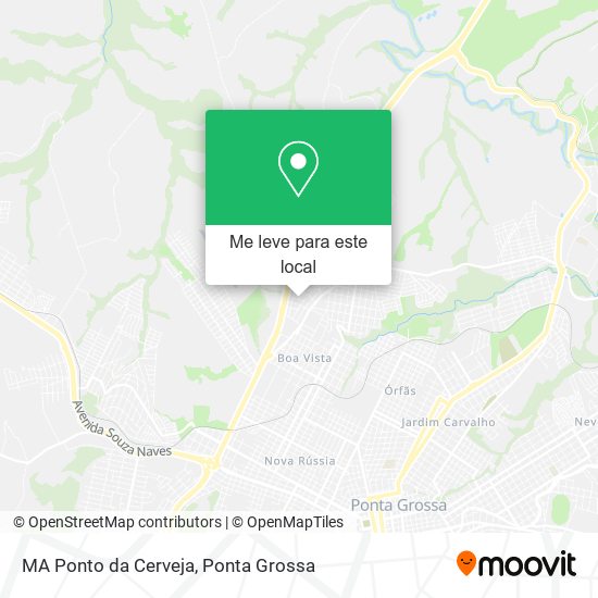 MA Ponto da Cerveja mapa