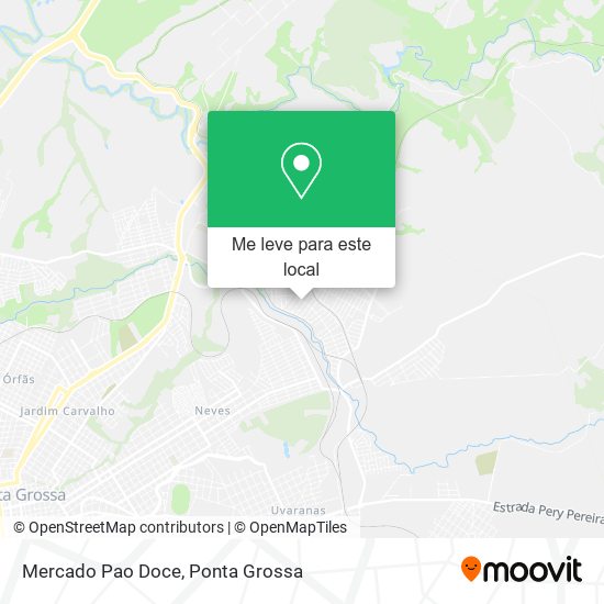 Mercado Pao Doce mapa