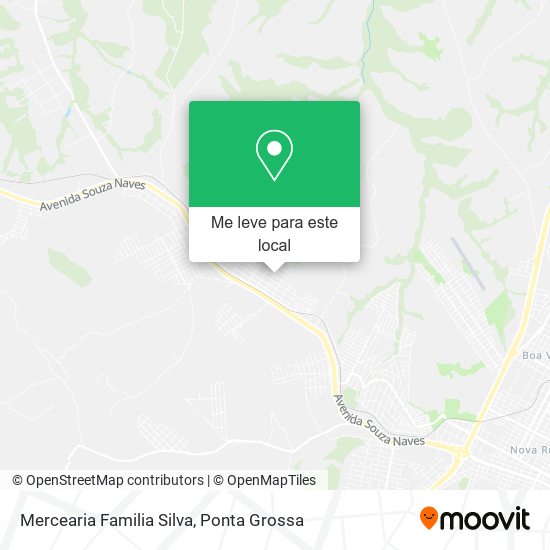 Mercearia Familia Silva mapa