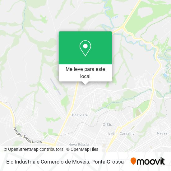 Elc Industria e Comercio de Moveis mapa