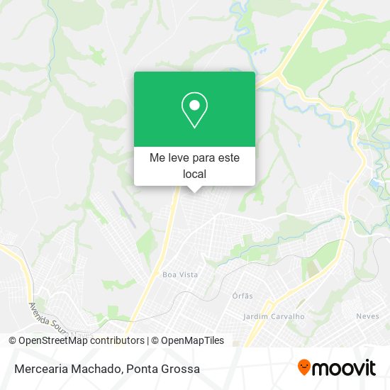 Mercearia Machado mapa